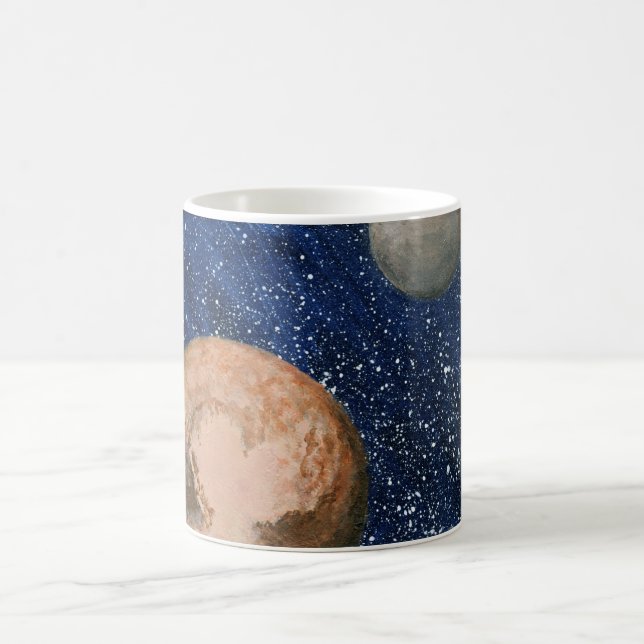 Pluto and Charon Coffee Mug (Center)