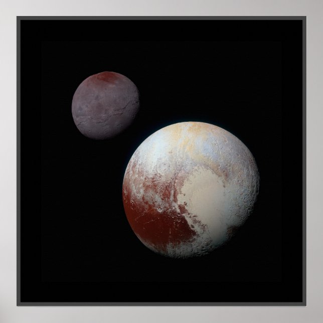 Pluto and Charon Poster (Front)