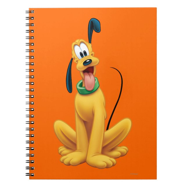 Pluto | Cartoon Front Notebook (Front)