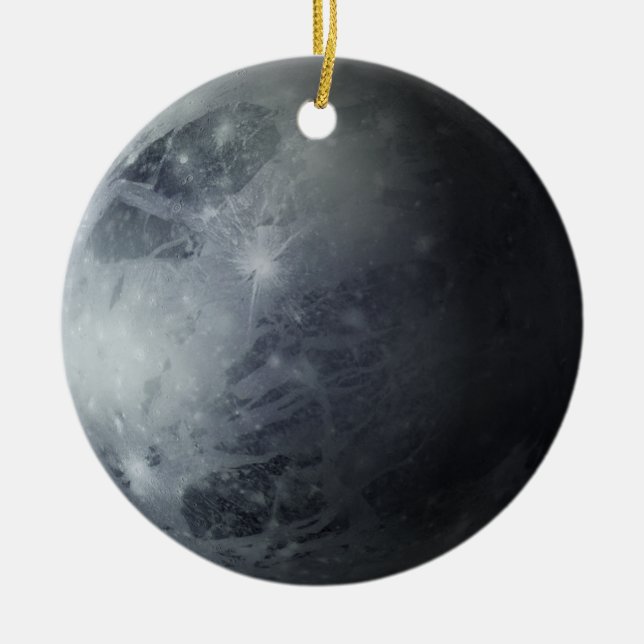 Pluto Ceramic Ornament (Front)