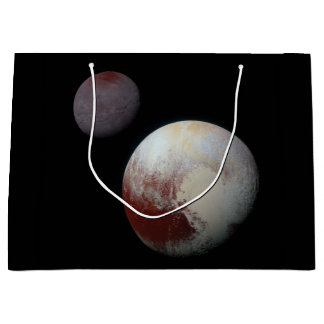 Pluto & Charon 9th or Dwarf Planet Solar System Large Gift Bag