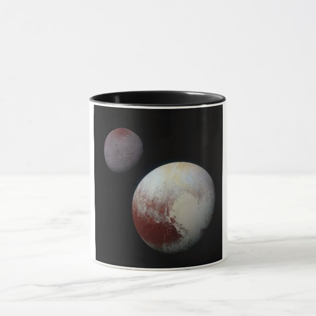 Pluto & Charon 9th or Dwarf Planet Solar System Mug (Center)