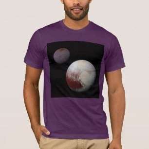 Pluto & Charon 9th or Dwarf Planet Solar System T-Shirt