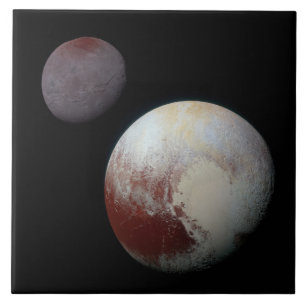 Pluto & Charon 9th or Dwarf Planet Solar System Tile