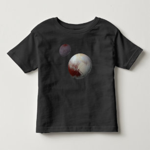 Pluto & Charon 9th or Dwarf Planet Solar System Toddler T-shirt