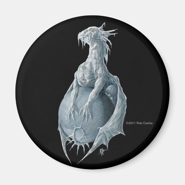 Pluto Dragon Magnet (Front)