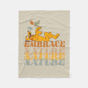 Pluto   Embrace Nature Fleece Blanket