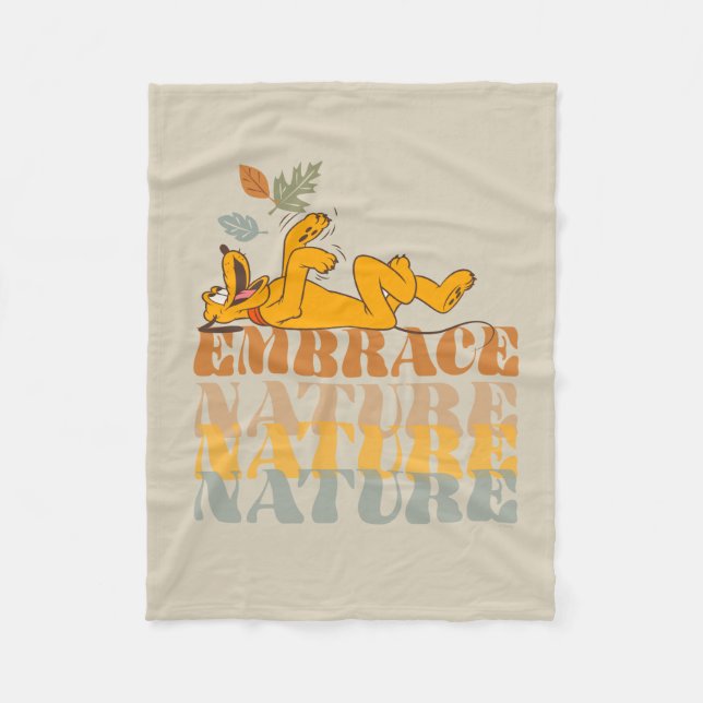 Pluto | Embrace Nature Fleece Blanket (Front)