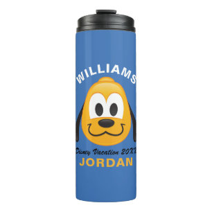 Pluto Emoji Family Vacation and Year Thermal Tumbler