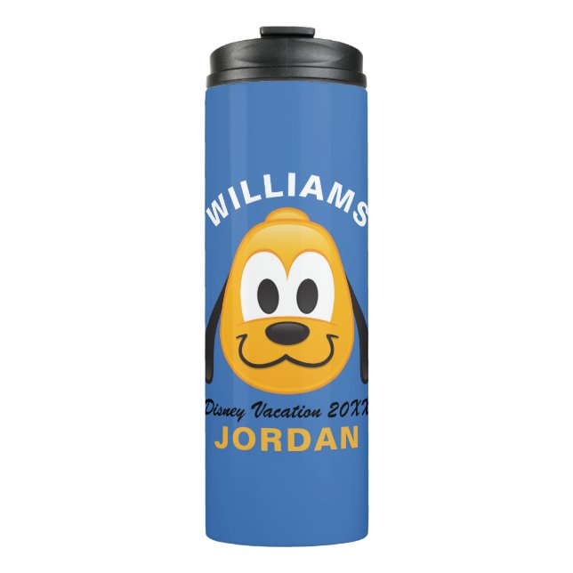 Pluto Emoji | Family Vacation and Year Thermal Tumbler (Front)