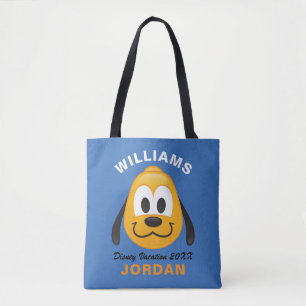 Pluto Emoji   Family Vacation and Year Tote Bag