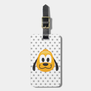 Pluto Emoji Luggage Tag