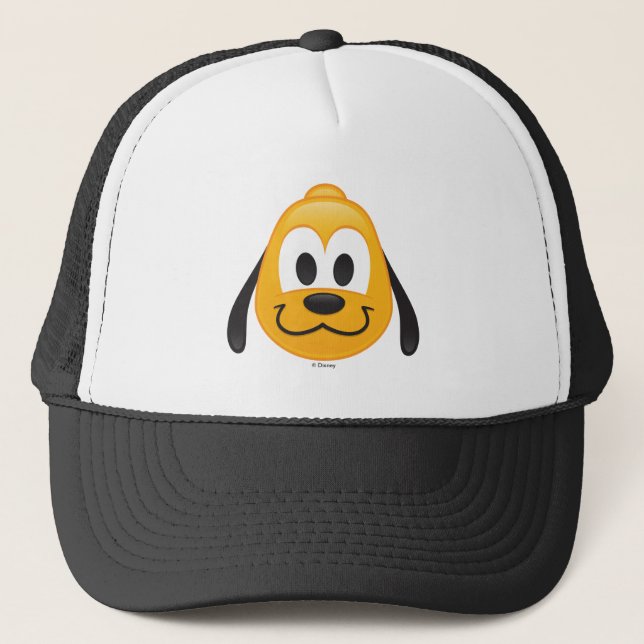 Pluto Emoji Trucker Hat (Front)