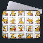 Pluto Expression Grid Laptop Sleeve<br><div class="desc">Can’t pick just one mood? Show them all with this dynamic and highly expressive Pluto character grid! Featuring a 3x3 panel layout, this design captures a full range of personality—from cheerful grins and curious tilts to playful barks and bone-chewing bliss. The bold, black-framed squares and vibrant yellow character art create...</div>