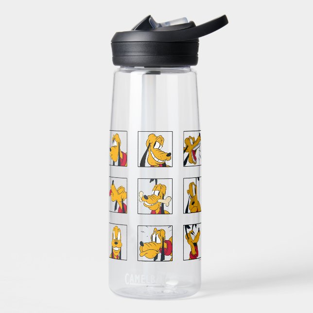 Pluto Expression Grid Water Bottle (Left)