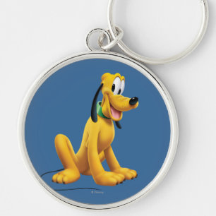 Pluto Eyes to Side Keychain
