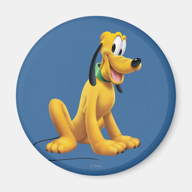 Pluto | Eyes to Side Magnet (Front)