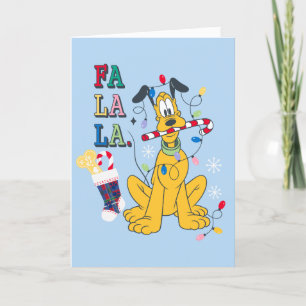 Pluto   Fa La La Holiday Card