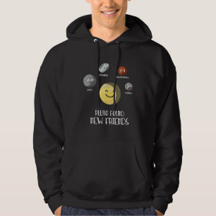 Pluto Found New Friends Dwarf Planets Astronomy Ki Hoodie