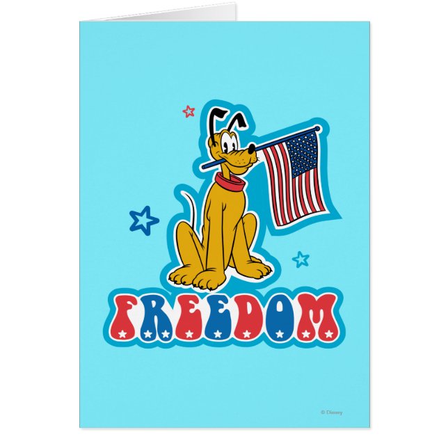Pluto | Liberté avec drapeau (Devant)
