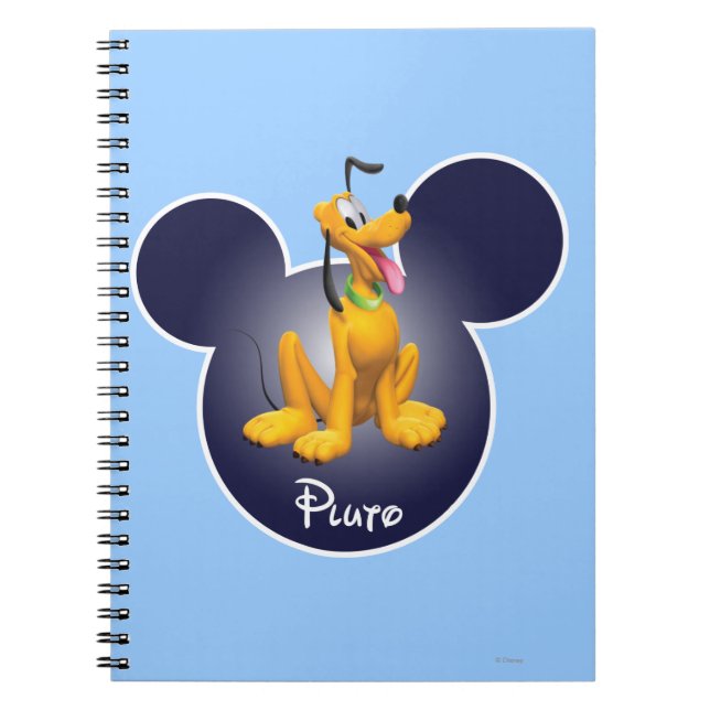 Pluto | Mickey Head Icon Notebook (Front)