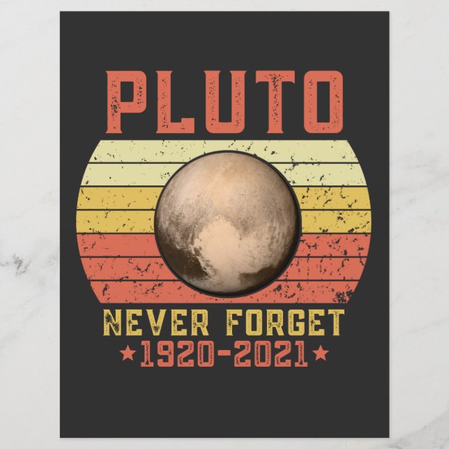 pluto NEVER FORGET (Front)