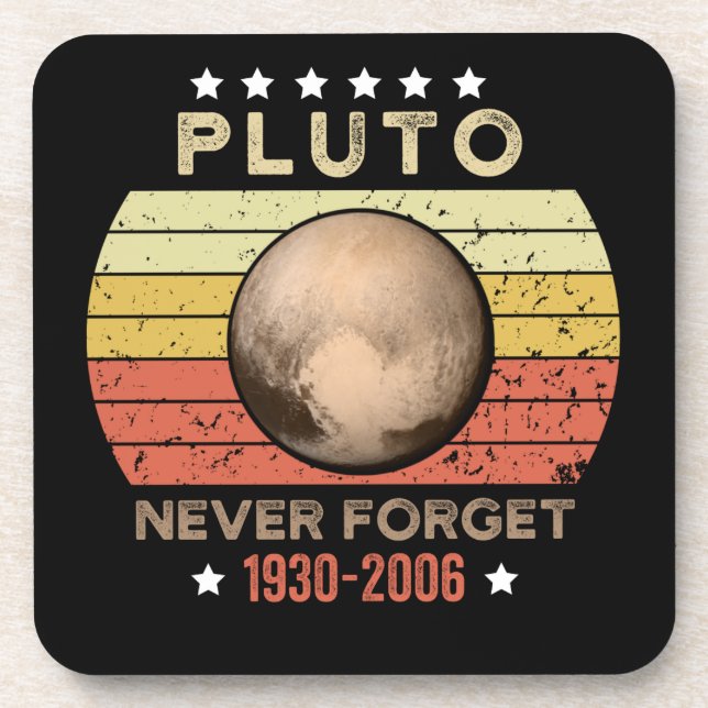 Pluto Never Forget 1930-2006 Coaster (Front)