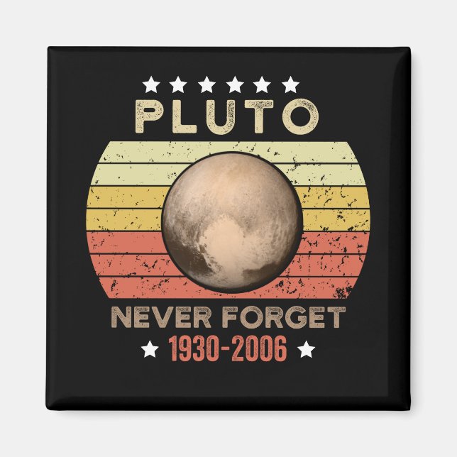 Pluto Never Forget 1930-2006 Magnet (Front)