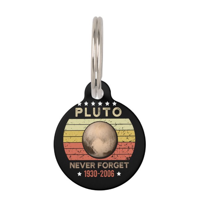 Pluto Never Forget 1930-2006 Pet Tag (Front)