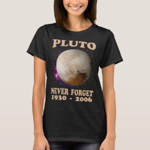 Pluto Never Forget 1930 2006 T-Shirt