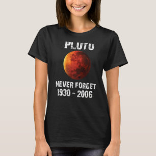 Pluto Never Forget 1930 2006 Vintage T-Shirt