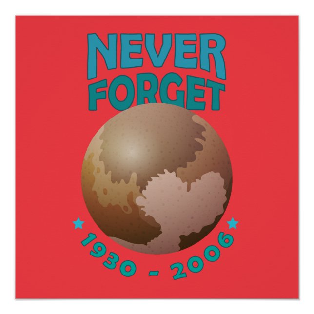 Pluto Never Forget 1930 | Pluto Never Forget Shirt Poster (Front)