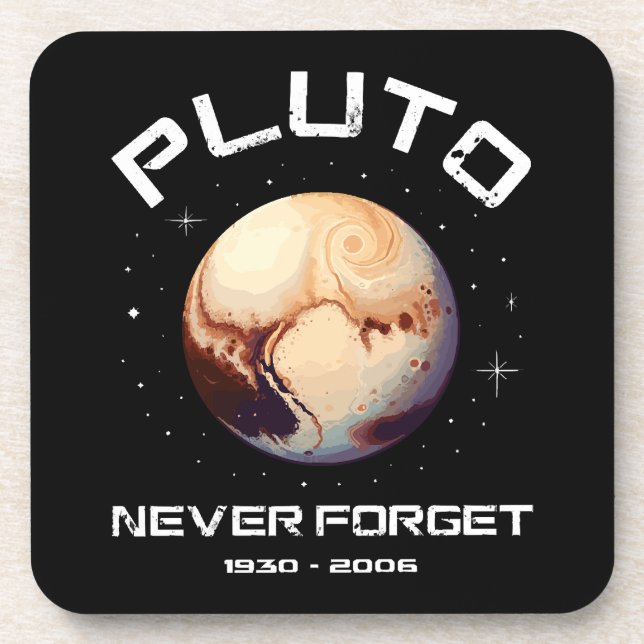Pluto Never Forget Coaster (Front)
