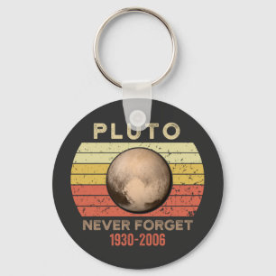 pluto never forget, eris, moon, astronomy, astrono keychain