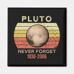 pluto never forget, eris, moon, astronomy, astrono magnet