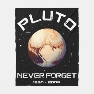 Pluto Never Forget Fleece Blanket