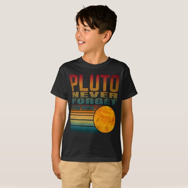 Pluto Never Forget T-Shirt (Front Full)