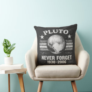 Pluto Never Forget Throw Pillow
