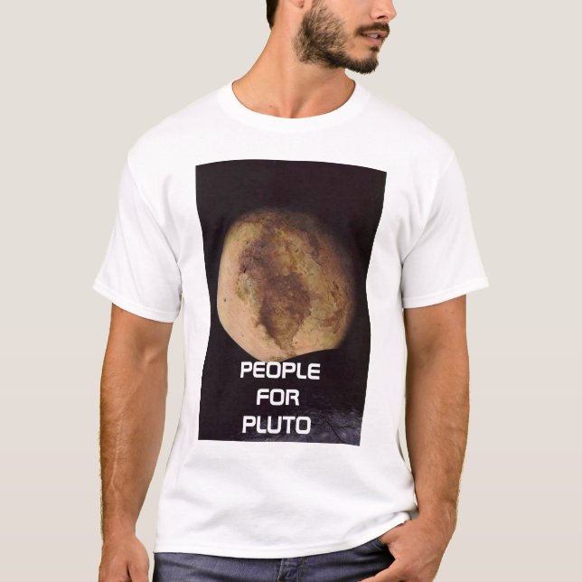 pluto, PEOPLE FOR PLUTO T-Shirt (Front)