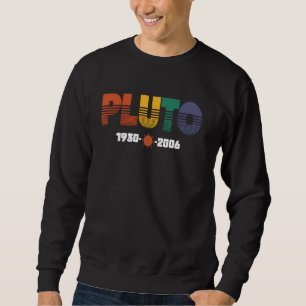 Pluto Planet 19302006 Dwarf Planet Astronomy Scien Sweatshirt