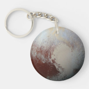 Pluto planet keychain