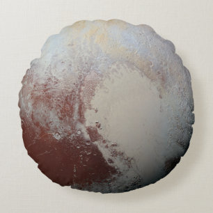 Pluto planet round pillow