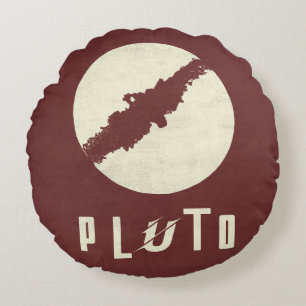 Pluto Planet Space Design Throw Pillow