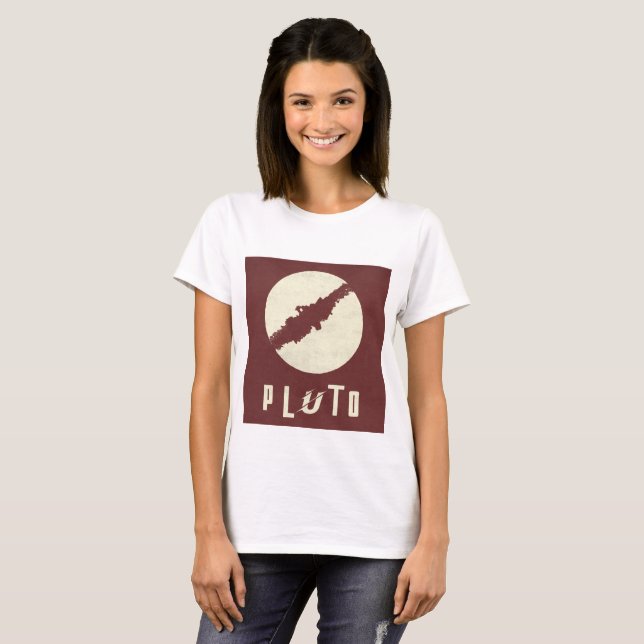 Pluto Planet T-Shirt (Front Full)