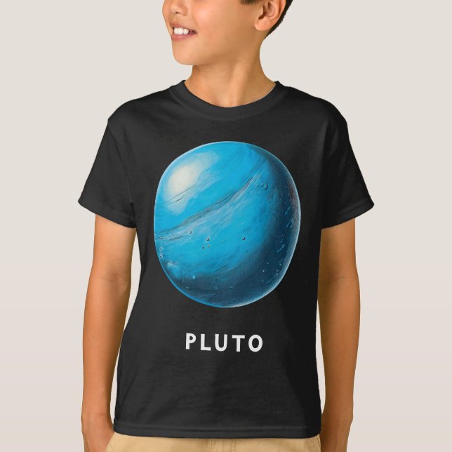 Pluto / Pluton - Classic Planet Tee T-Shirt (Front)