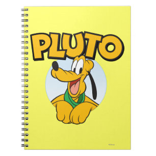 Pluto   Pup with Name Notebook