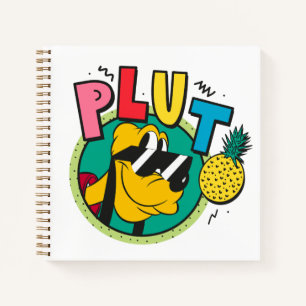 Pluto Retro Cool Summer Vibes Notebook
