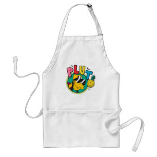 Pluto Retro Cool Summer Vibes Standard Apron