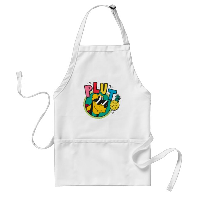 Pluto Retro Cool Summer Vibes Standard Apron (Front)