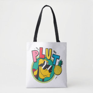 Pluto Retro Cool Summer Vibes Tote Bag
